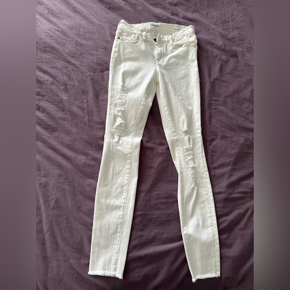 Frame, White Jeans